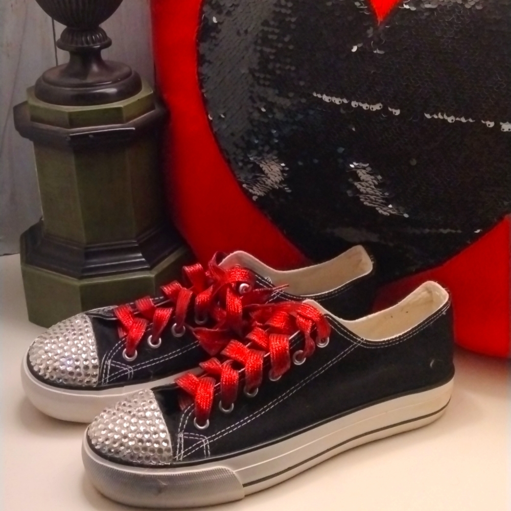 Homemade Converse shoes